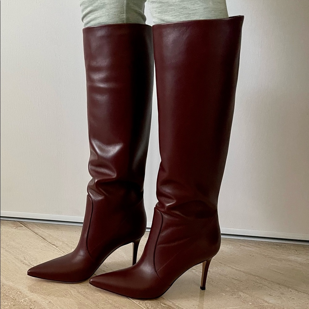 GIANVITTO ROSSI HANSEN BOOTS 39 MERLOT